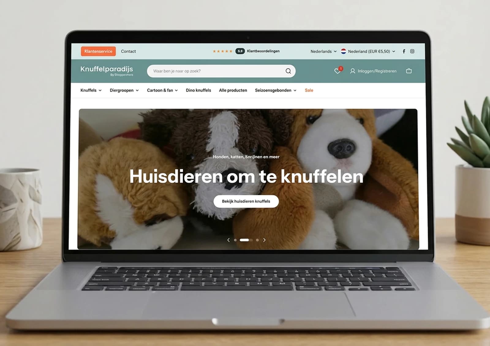 Een Shopify webshop van Acclerate